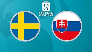Jalkapallon Euro 2020: Ruotsi - Slovakia, taktinen kuvakulma