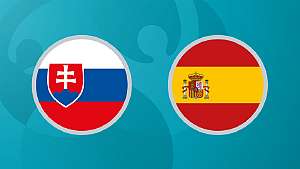 Jalkapallon EURO 2020: Slovakia - Espanja