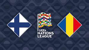 Jalkapallon Nations League: FIN - ROU