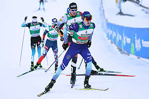 Lahtisspelen, nordisk kombination, skidor (svenskt referat)