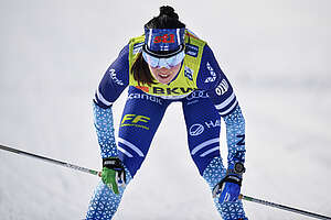 Lahtisspelen, skidor damer 10 km (svenskt referat)