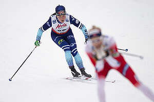 Världscupen på skidor, damernas skiathlon (svenskt referat)