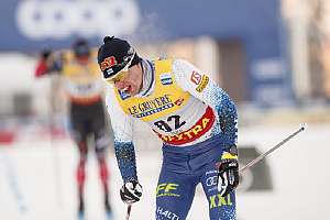 Världscupen på skidor, herrarnas 15 km (svenskt referat)