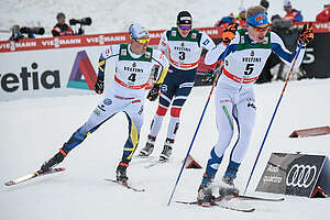 Världscupen på skidor, herrarnas 38 km (svenskt referat)