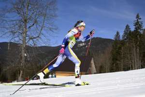 Världscupen på skidor: Damernas 10 km i Falun (svenskt referat)