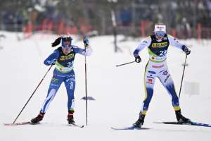 Världscupen på skidor: Mixed, stafett i Falun (svenskt referat)