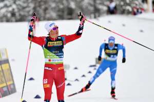 Världscupen på skidor: sprint i Falun (svenskt referat)