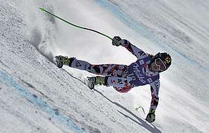VM i alpint, damernas kombination, slalom (svenskt referat)