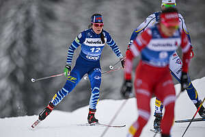 VM på skidor, damernas skiathlon (svenskt referat)
