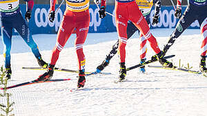VM på skidor, lagsprint, final (svenskt referat)